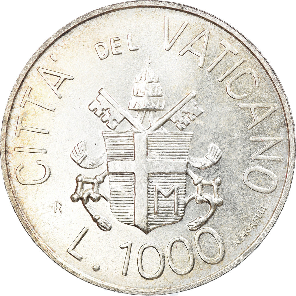 Moneta, CITTÀ DEL VATICANO, John Paul II, 1000 Lire, 1983, Roma, FDC, Argento