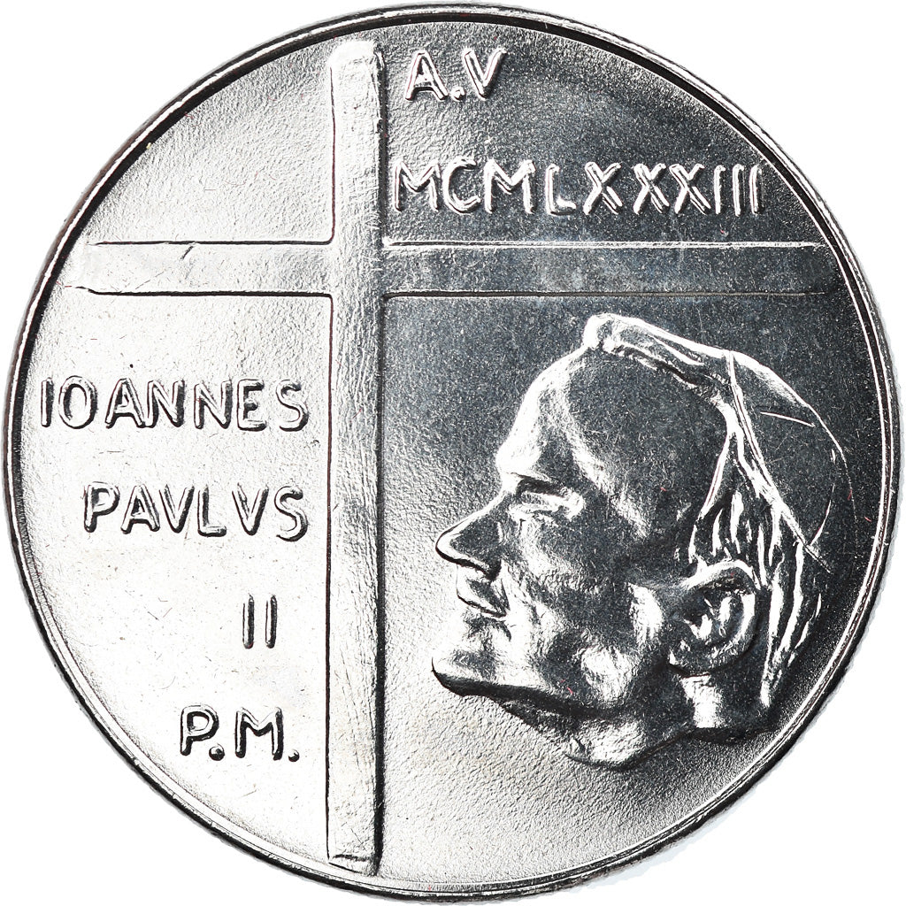 Moneda, CIUDAD DEL VATICANO, John Paul II, 100 Lire, 1983, Roma, FDC, Acero