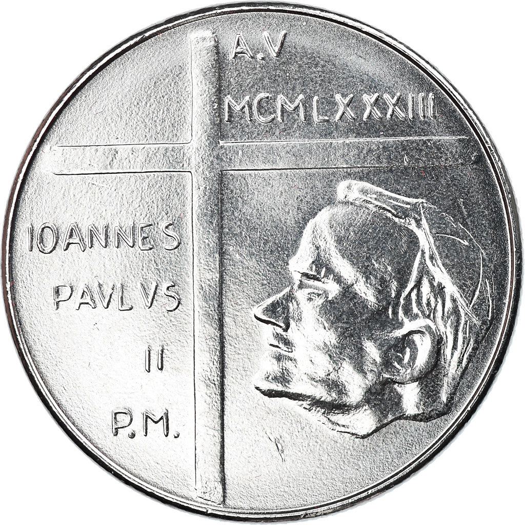 Moneda, CIUDAD DEL VATICANO, John Paul II, 50 Lire, 1983, Roma, FDC, Acero