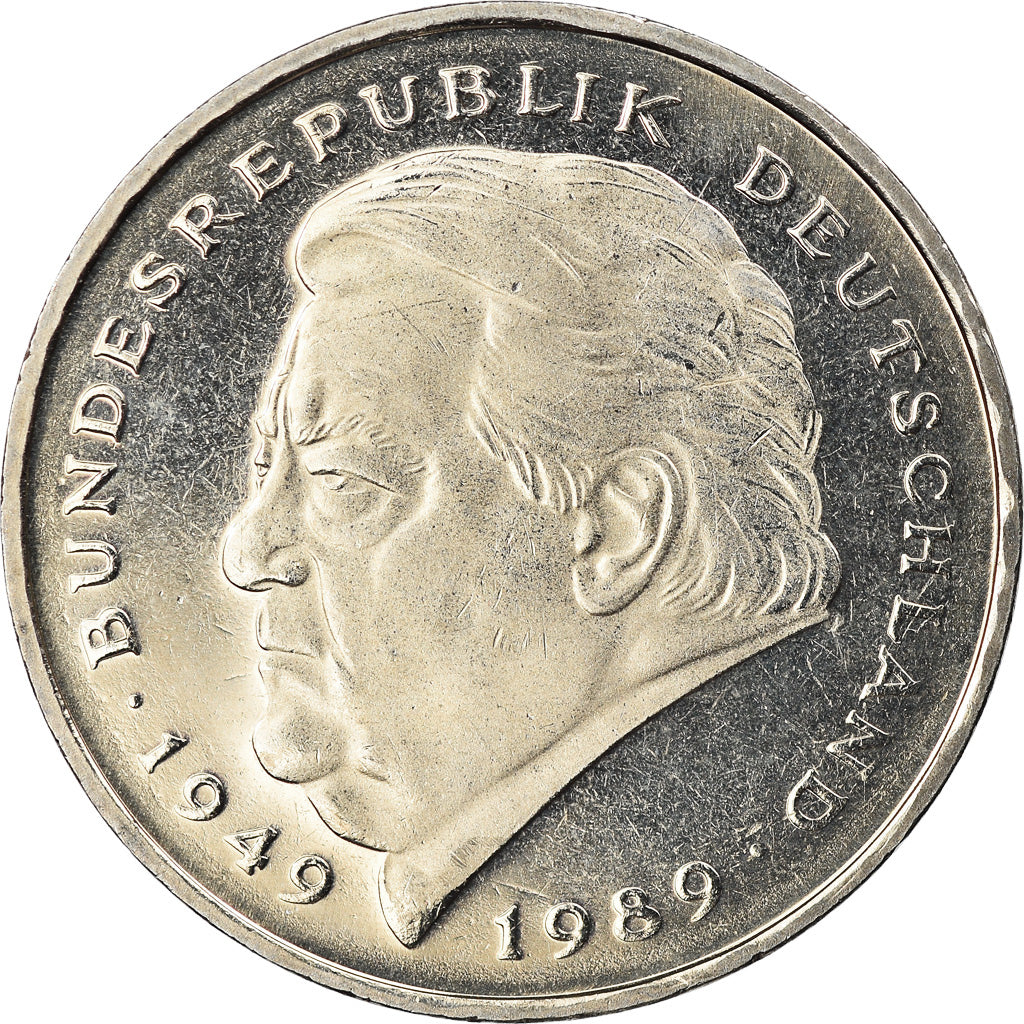 Munten, Federale Duitse Republiek, 2 Mark, 2001, Stuttgart, FDC, Copper-Nickel