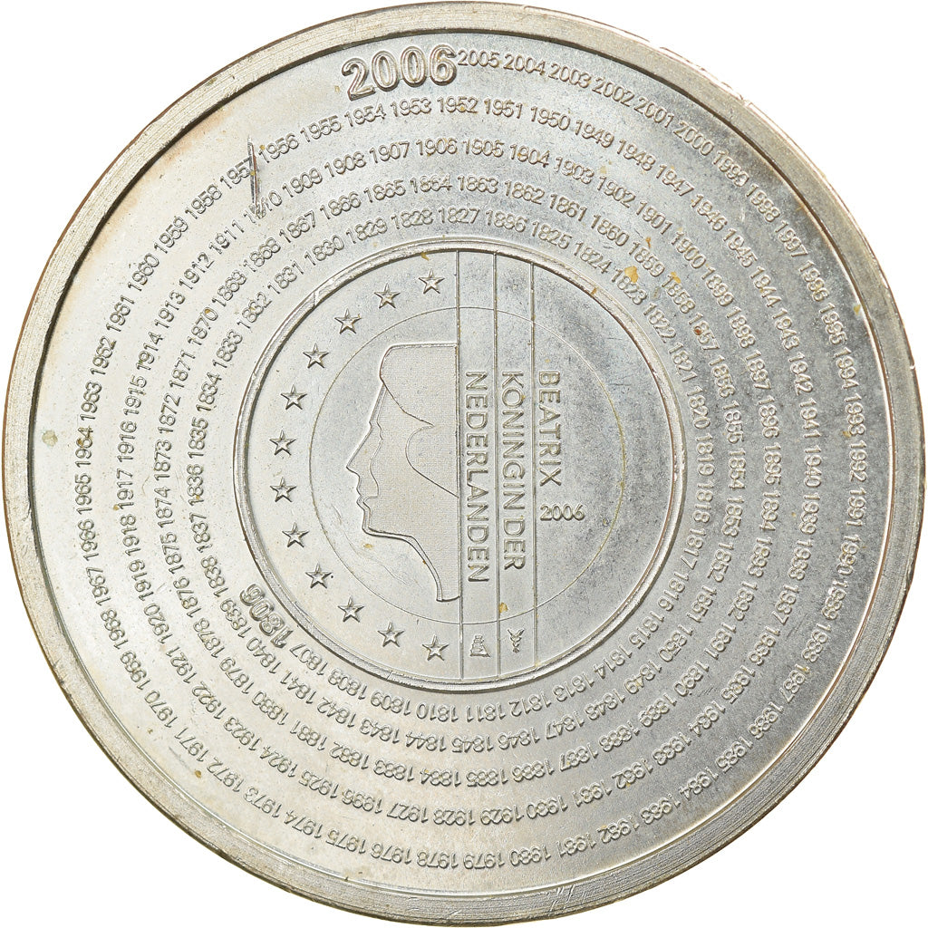 Paesi Bassi, 5 Euro, 2006, Utrecht, SPL, Argento, KM:267