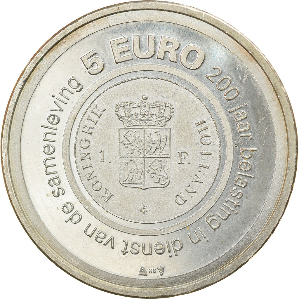 Paesi Bassi, 5 Euro, 2006, Utrecht, SPL, Argento, KM:267