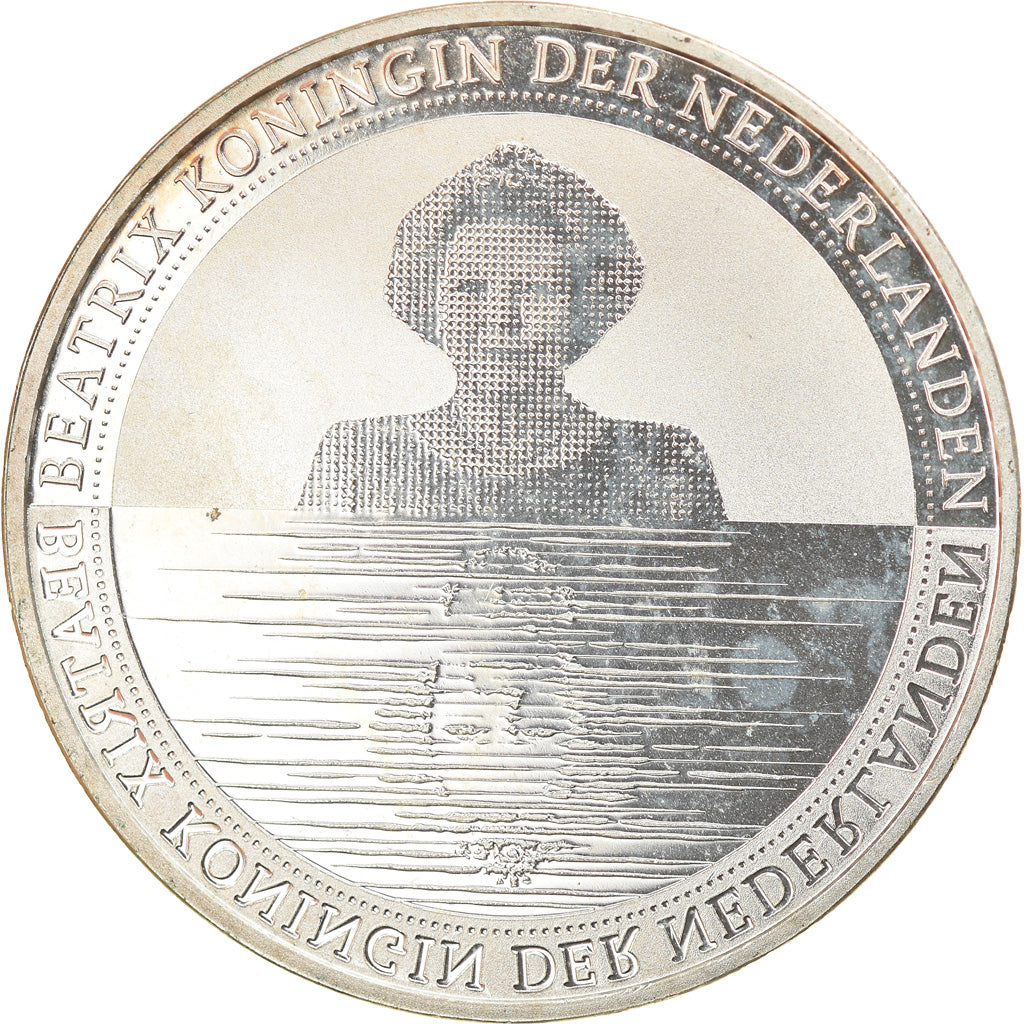 Netherlands, 5 Euro, 2010, Utrecht, MS(60-62), Silver Plated Copper, KM:296a