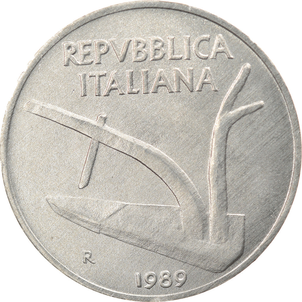 Monnaie, Italie, 10 Lire, 1989, Rome, SUP+, Aluminium, KM:93
