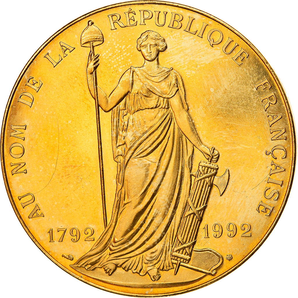 França, Medal, Economie, Finances, Budget, Políticas, Sociedade, Guerra, 1992
