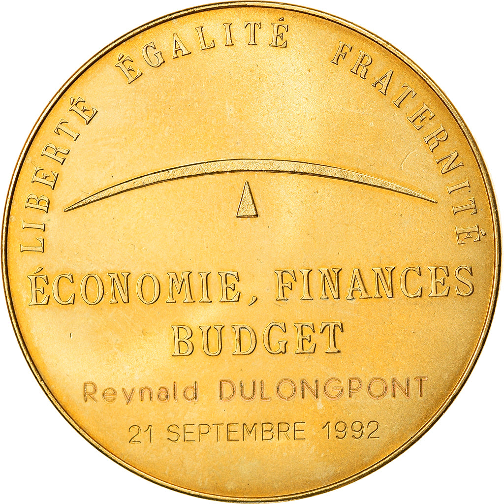 França, Medal, Economie, Finances, Budget, Políticas, Sociedade, Guerra, 1992