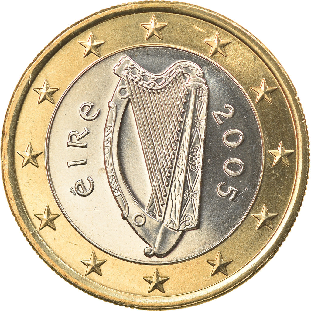 REPÚBLICA DE IRLANDA, Euro, 2005, Sandyford, FDC, Bimetálico, KM:38
