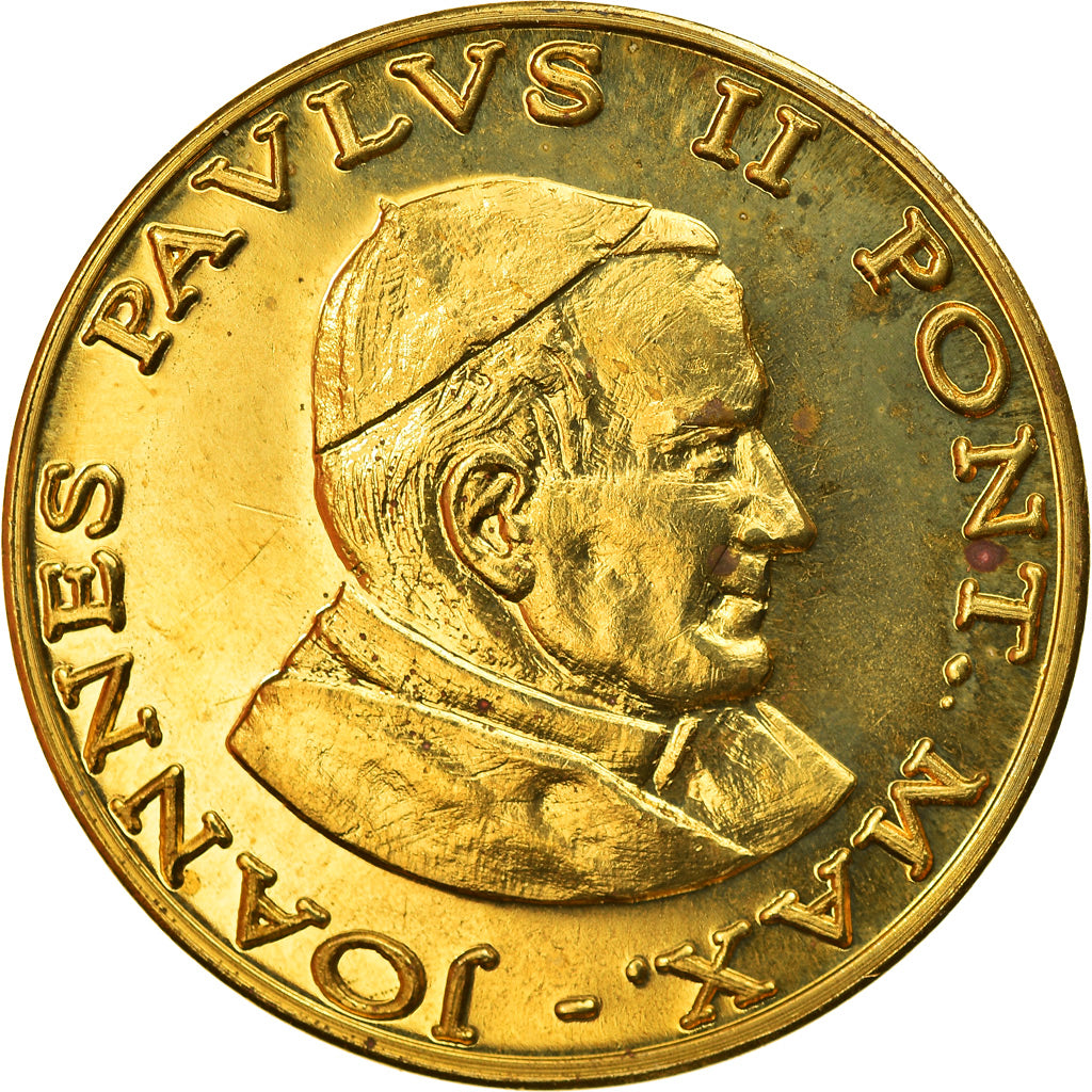 Watykan, 50 Euro Cent, 2004, unofficial private coin, MS(63), Mosiądz