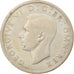 Moneda, Gran Bretaña, George VI, Florin, Two Shillings, 1944, MBC, Plata