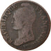 Moneta, Francia, Dupré, 5 Centimes, AN 4, Paris, B+, Bronzo, KM:635.1