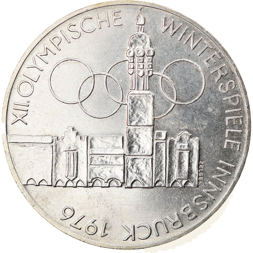 Coin, Austria, 100 Schilling, 1976, Vienna, MS(60-62), Silver, KM:2927