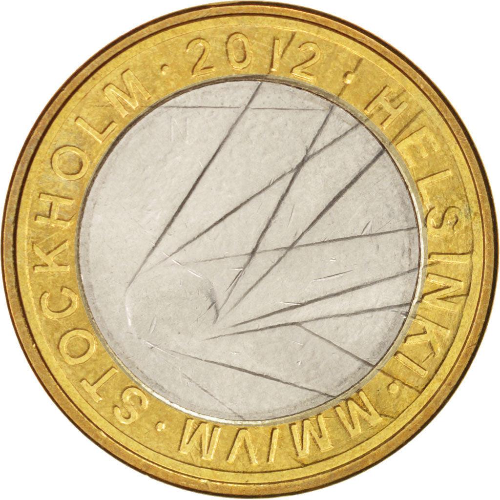 Finland, 5 Euro, 2012, AU(55-58), Bi-Metallic, KM:183