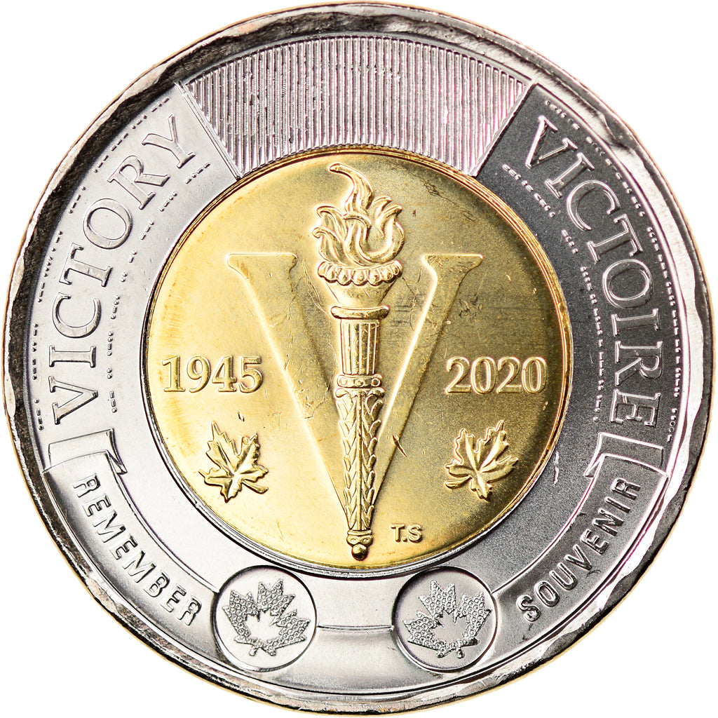 Monnaie, Canada, 2 Dollars, 2020, Royal Canadian Mint, 75 ans de la Victoire