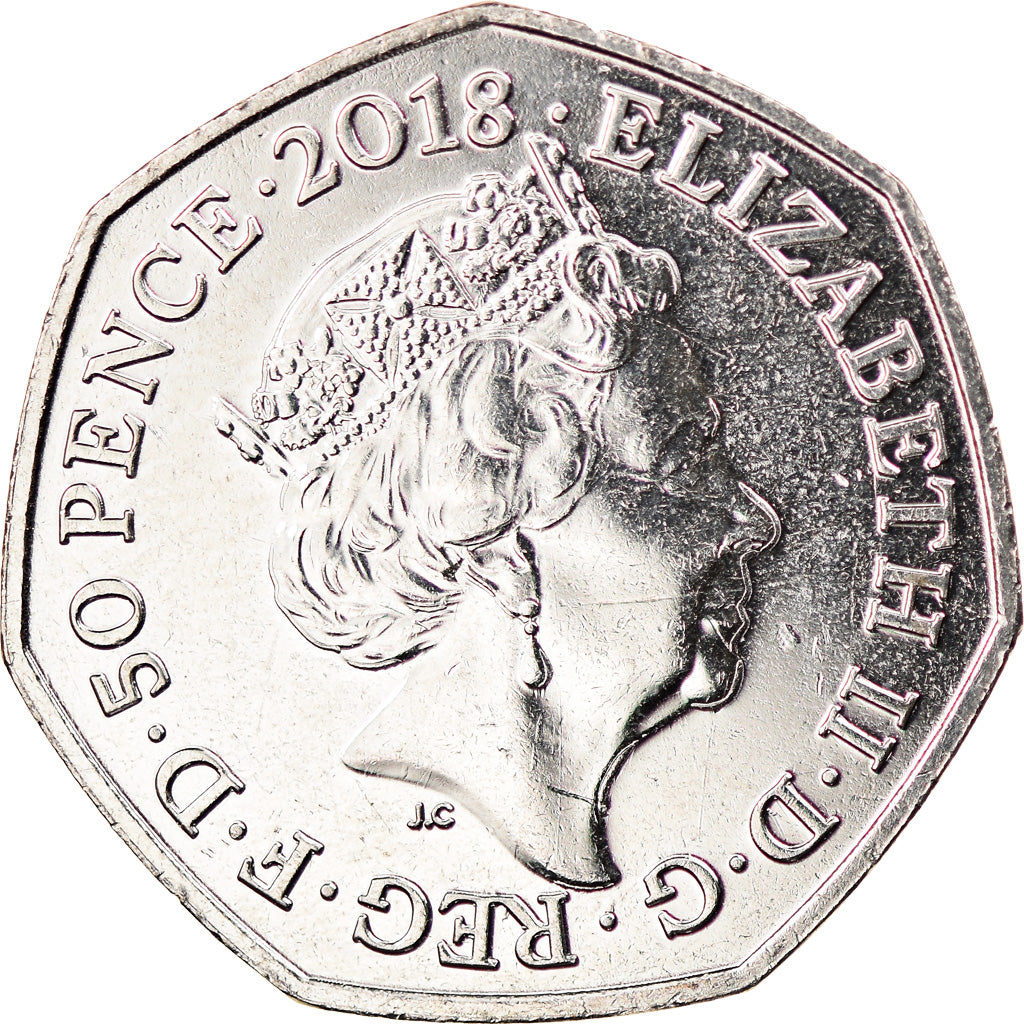 Monnaie, Gibraltar, 50 Pence, 2018, Le tailleur de Gloucester, SPL