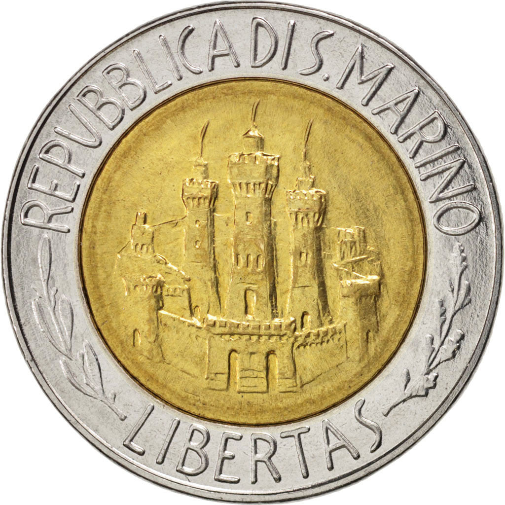 Coin, San Marino, 500 Lire, 1984, MS(63), Bi-Metallic, KM:167