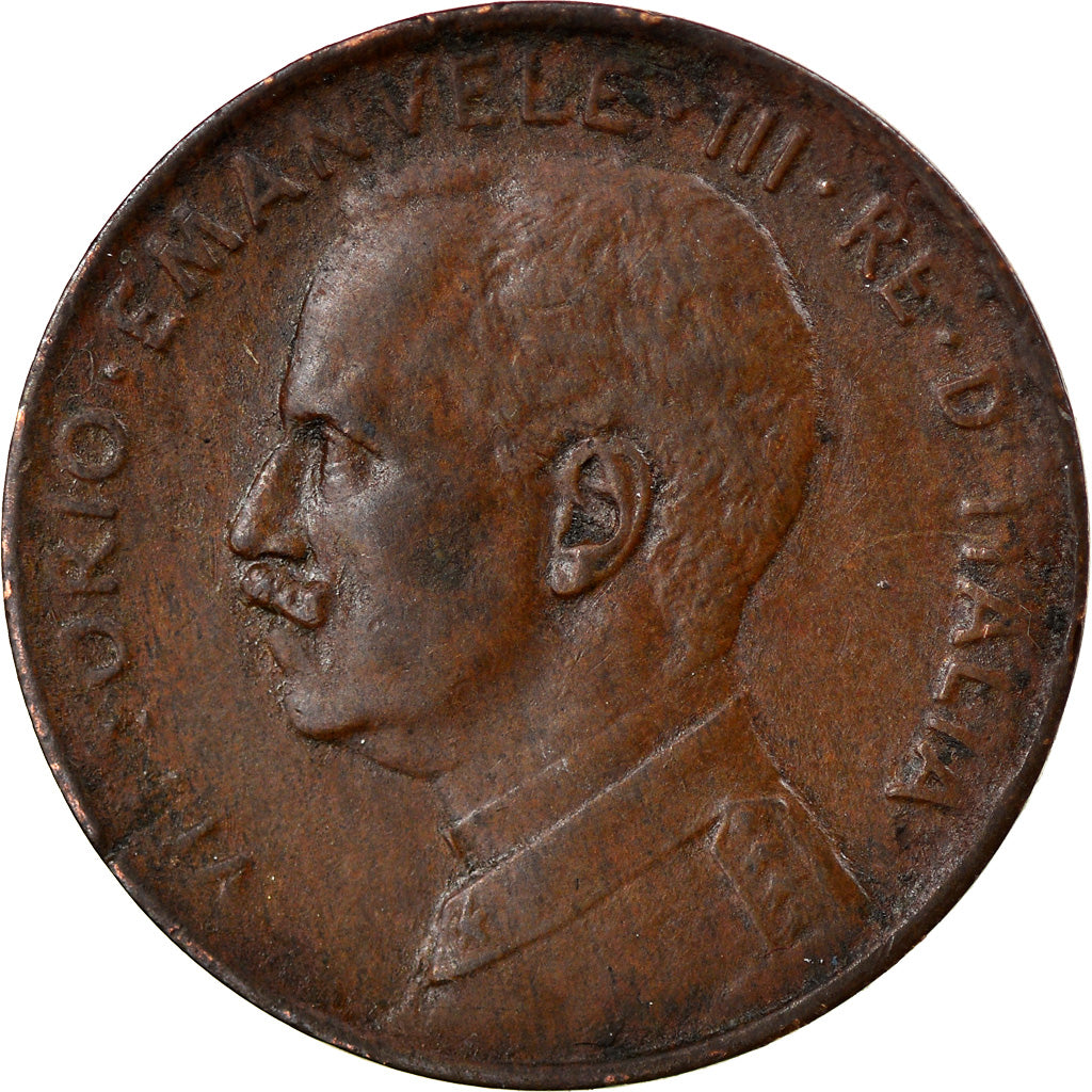 Münze, Italien, Vittorio Emanuele III, 2 Centesimi, 1917, Rome, SS, Bronze