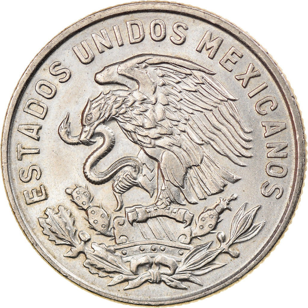 Coin, Mexico, 50 Centavos, 1968, Mexico City, AU(55-58), Copper-nickel, KM:451