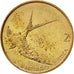 Moneta, Słowenia, 2 Tolarja, 1992, MS(60-62), Mosiądz niklowy, KM:5