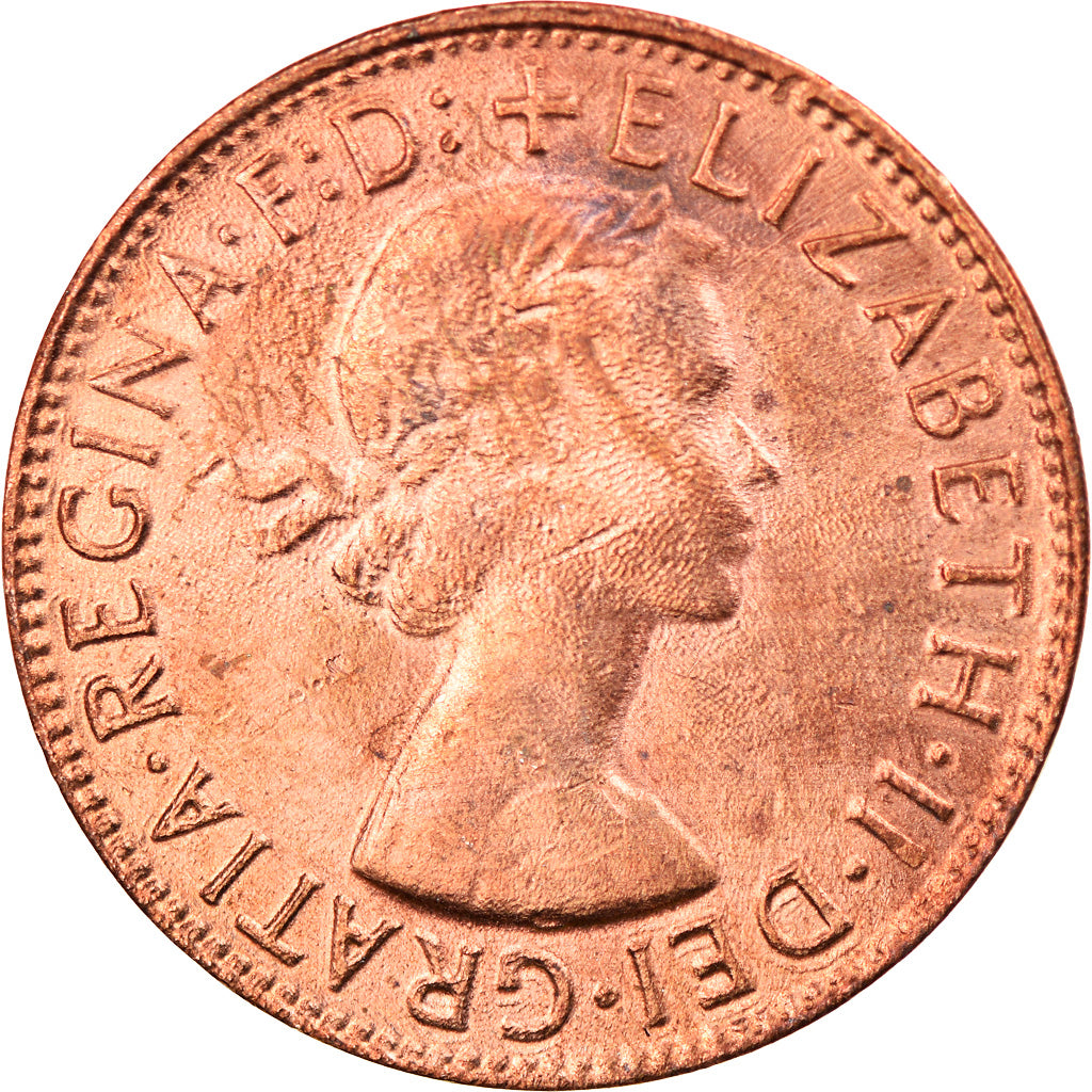 Munten, Australië, Elizabeth II, Penny, 1961, ZF, Bronze, KM:56