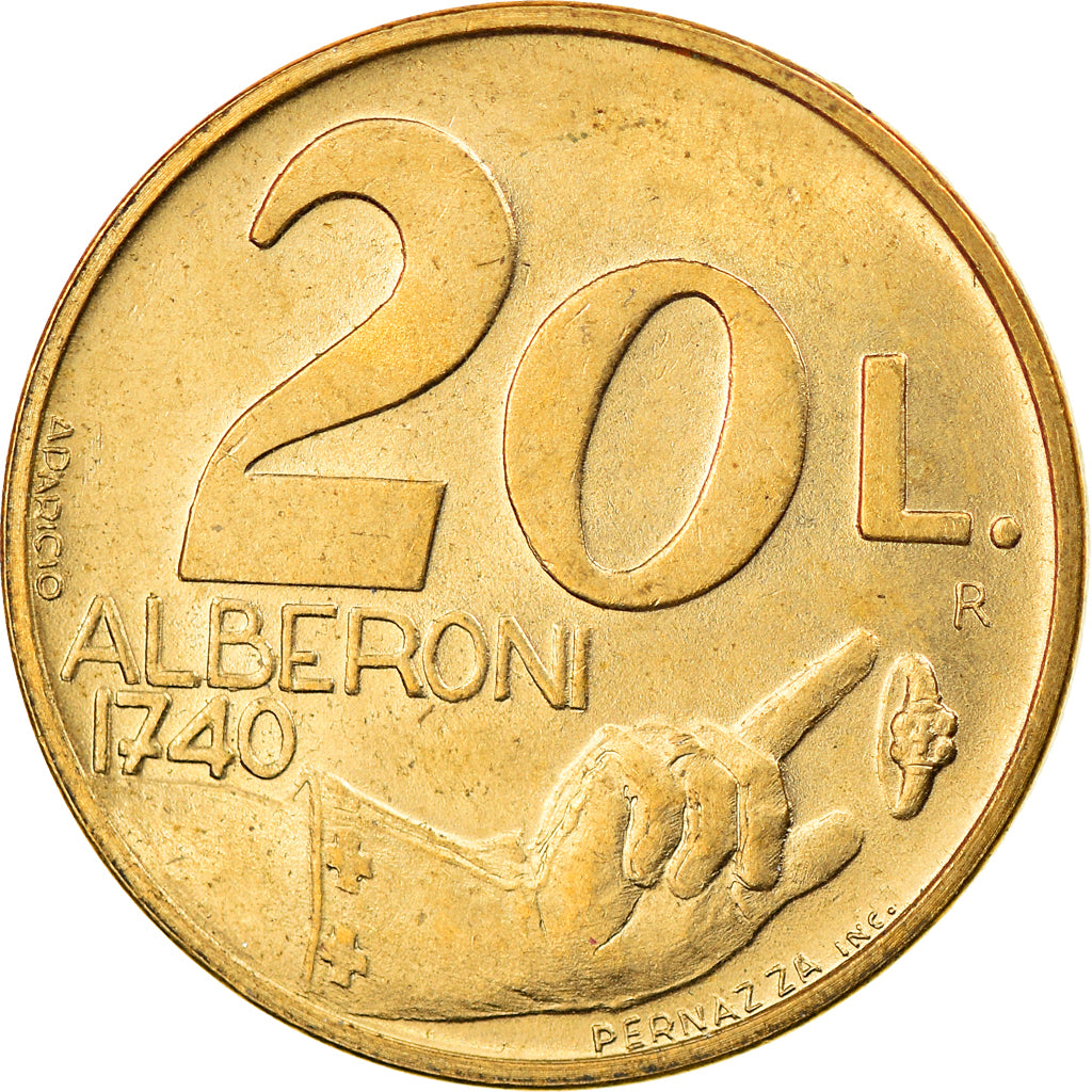 Munten, San Marino, 20 Lire, 1991, Rome, UNC-, Aluminum-Bronze, KM:265