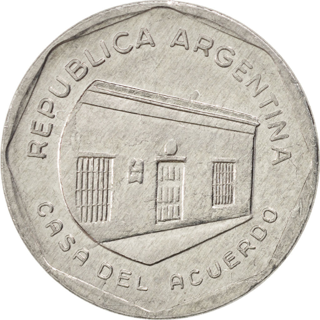Moneta, Argentina, 10 Australes, 1989, SPL, Alluminio, KM:102