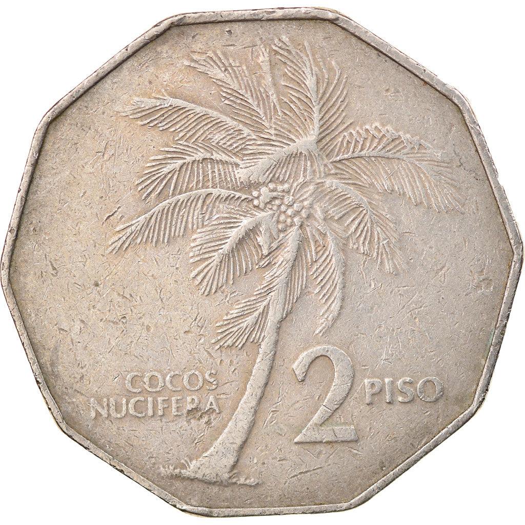 Munten, Fillipijnen, 2 Piso, 1983, ZF, Copper-nickel, KM:244