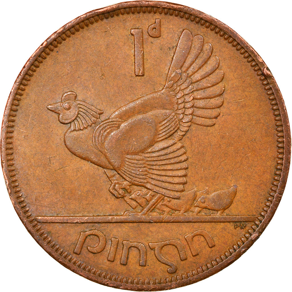 Coin, IRELAND REPUBLIC, Penny, 1967, EF(40-45), Bronze, KM:11
