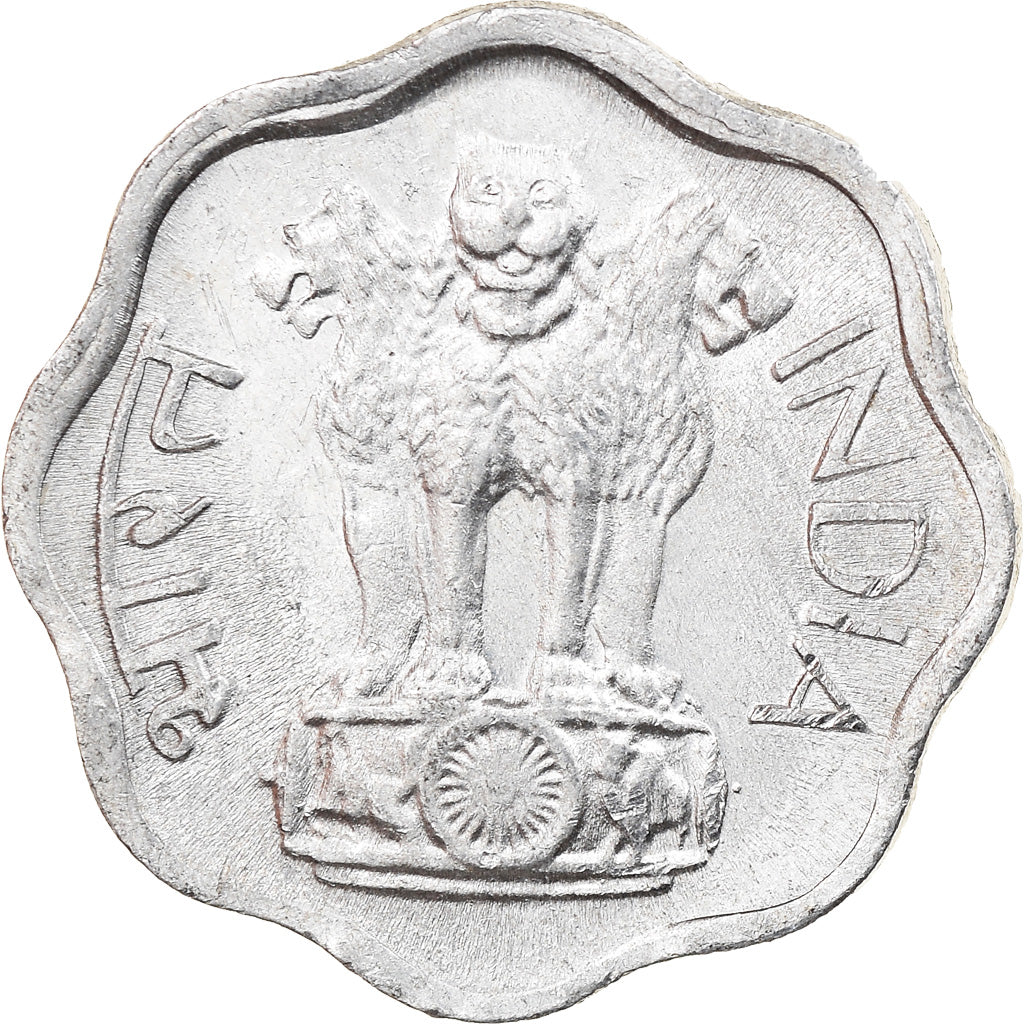 Munten, INDIAASE REPUBLIEK, 2 Paise, 1979, FR+, Aluminium, KM:13.6