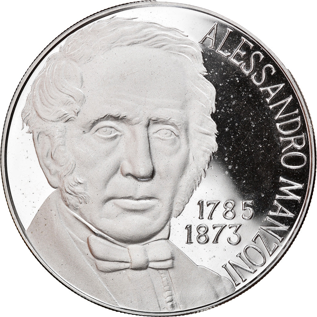 Italia, medaglia, Alessandro Manzoni, Centenario della Morte, Arts & Culture