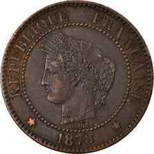 Moneta, Francja, Cérès, 2 Centimes, 1878, Paris, EF(40-45), Bronze, KM:827.1