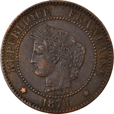 Moneta, Francia, Cérès, 2 Centimes, 1878, Paris, BB, Bronzo, KM:827.1