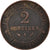 Moneta, Francja, Cérès, 2 Centimes, 1888, Paris, VF(30-35), Bronze, KM:827.1