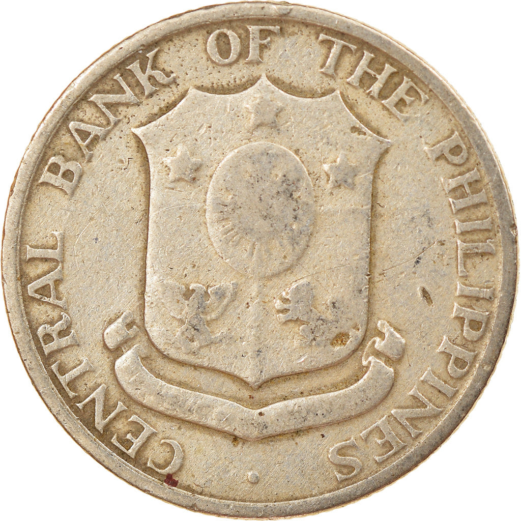 Moeda, Filipinas, 10 Centavos, 1958, VF(30-35), Cobre-Níquel-Zinco, KM:188