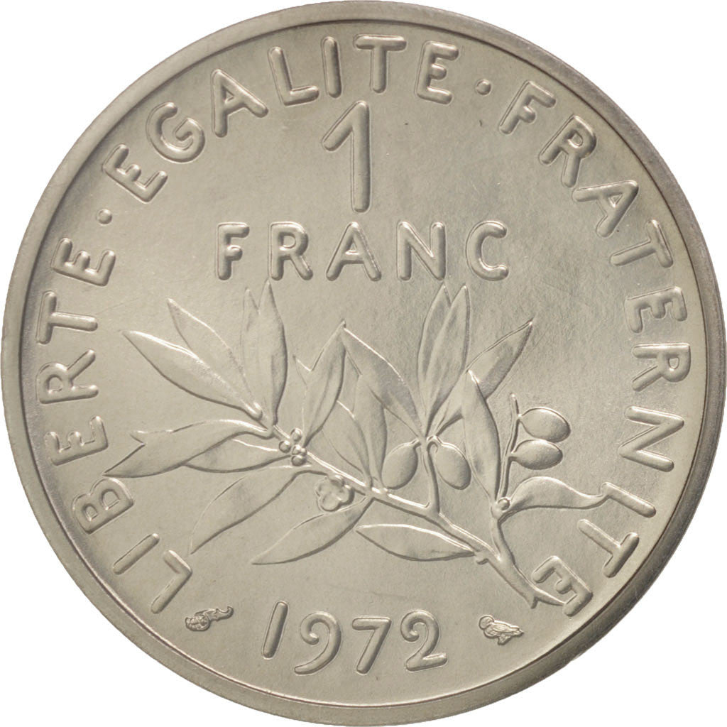 Monnaie, France, Franc, 1972, FDC, Nickel, KM:P452, Gadoury:104.P1