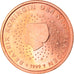 Holandia, 5 Euro Cent, 1999, Utrecht, Proof, MS(63), Miedź platerowana stalą