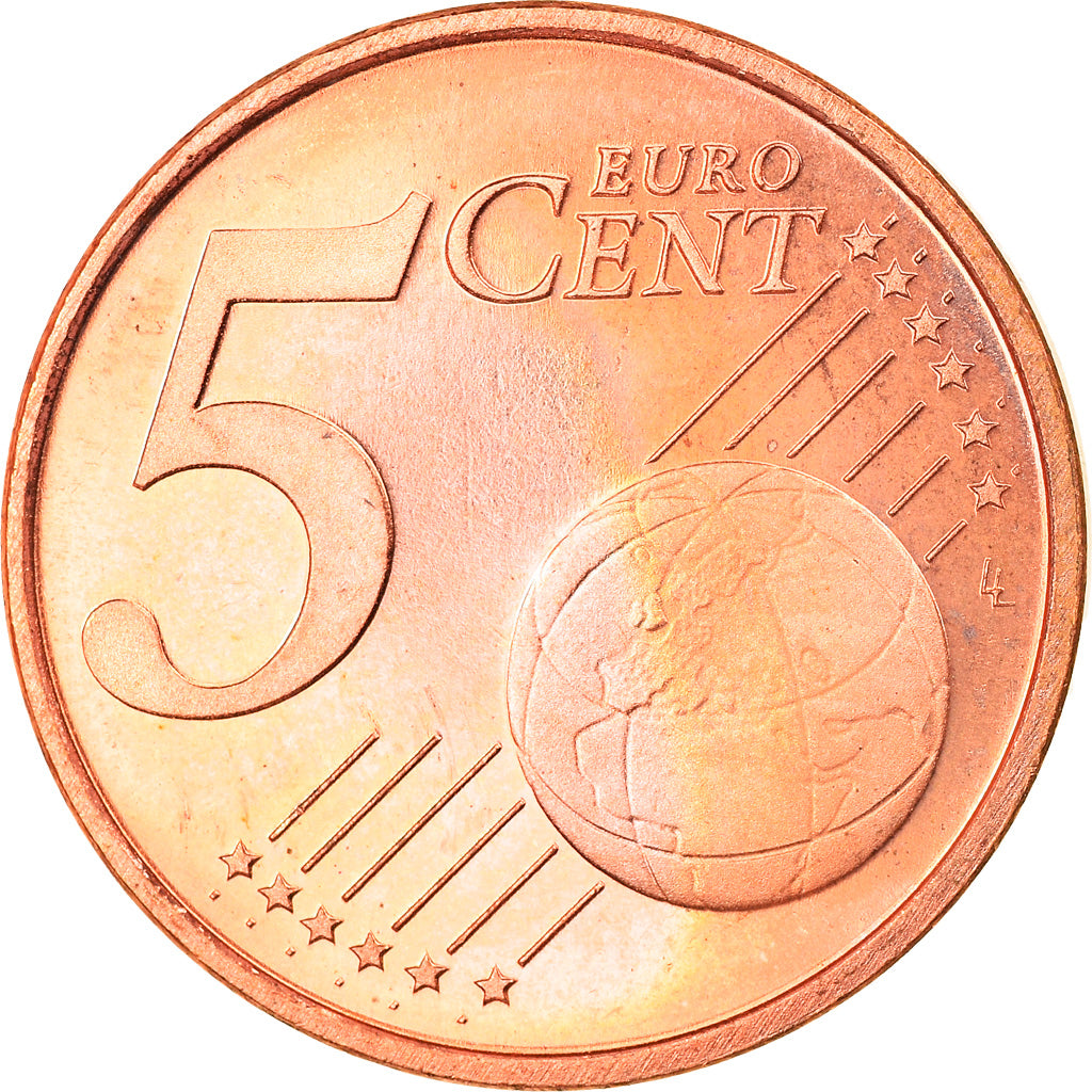 Holandia, 5 Euro Cent, 1999, Utrecht, Proof, MS(63), Miedź platerowana stalą