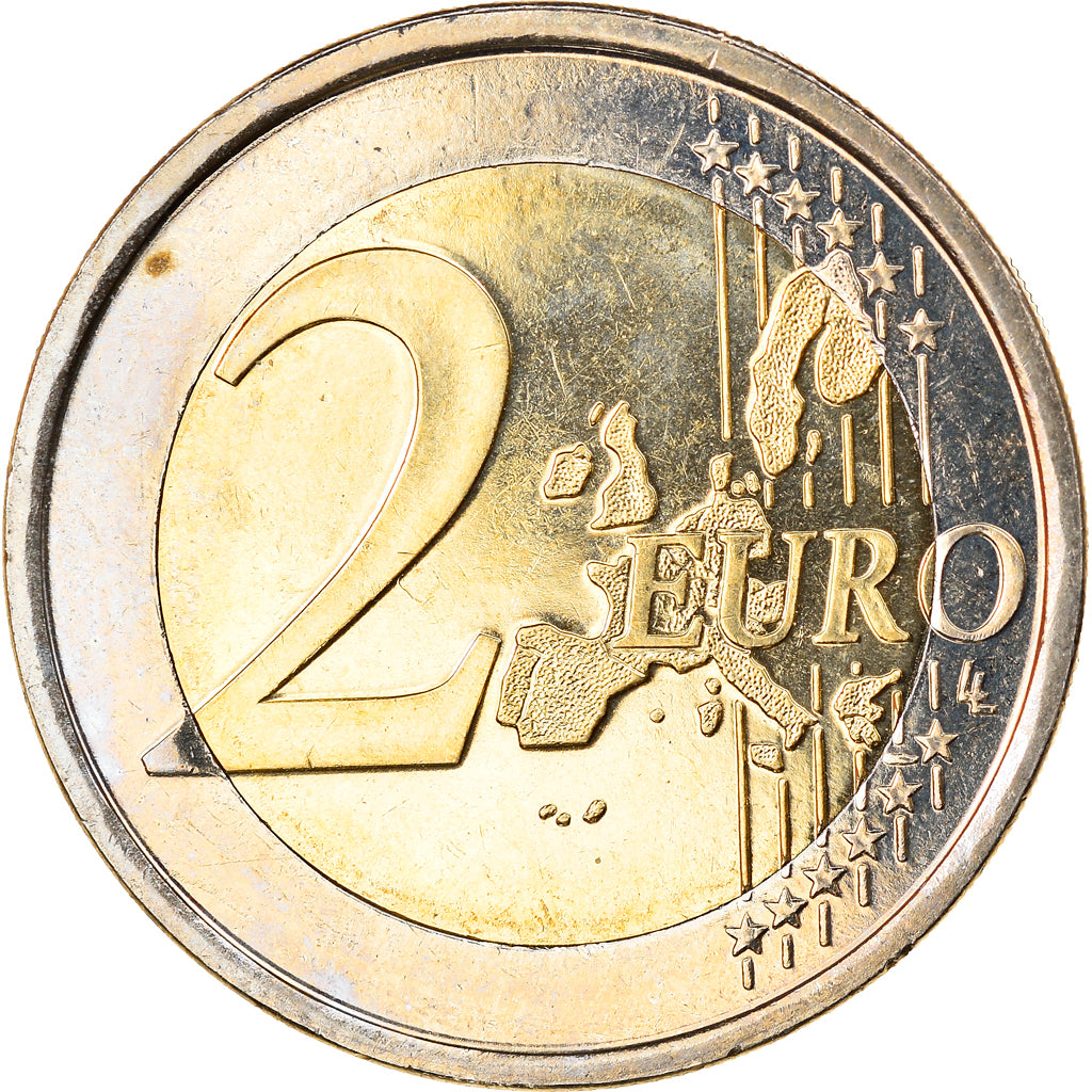 Finlandia, 2 Euro, 2001, Vantaa, SPL, Bi-metallico, KM:105