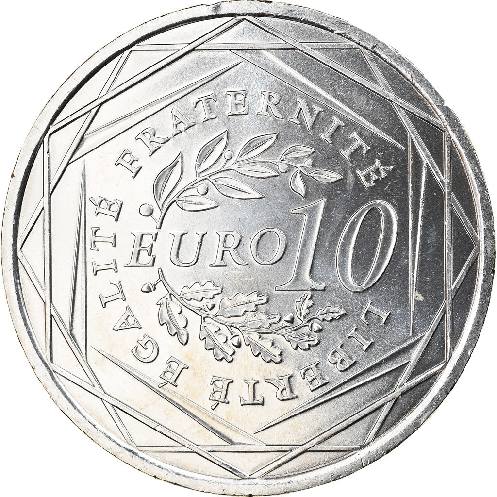 Francja, 10 Euro, 2009, AU(55-58), Srebro, Gadoury:EU337, KM:1580