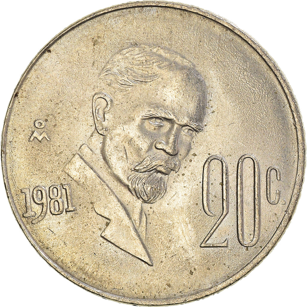 Munten, Mexico, 20 Centavos, 1981