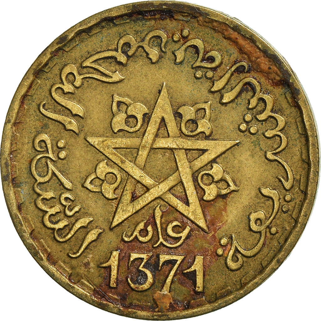 Coin, Morocco, 10 Francs, 1371