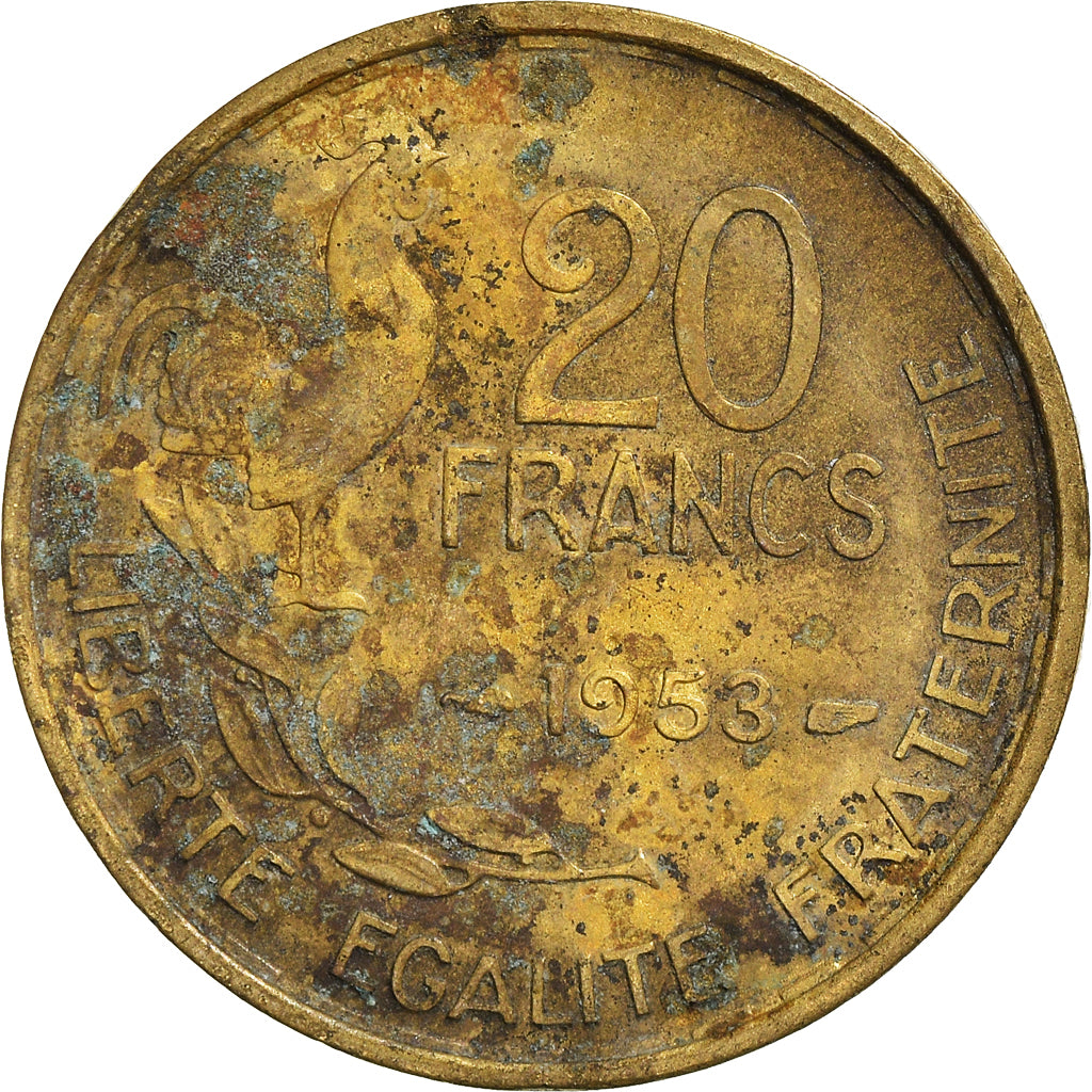 Moneda, Francia, 20 Francs, 1953
