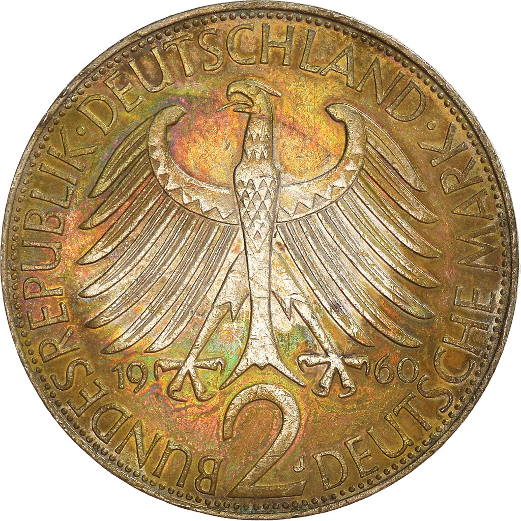 Monnaie, République fédérale allemande, 2 Mark, 1960