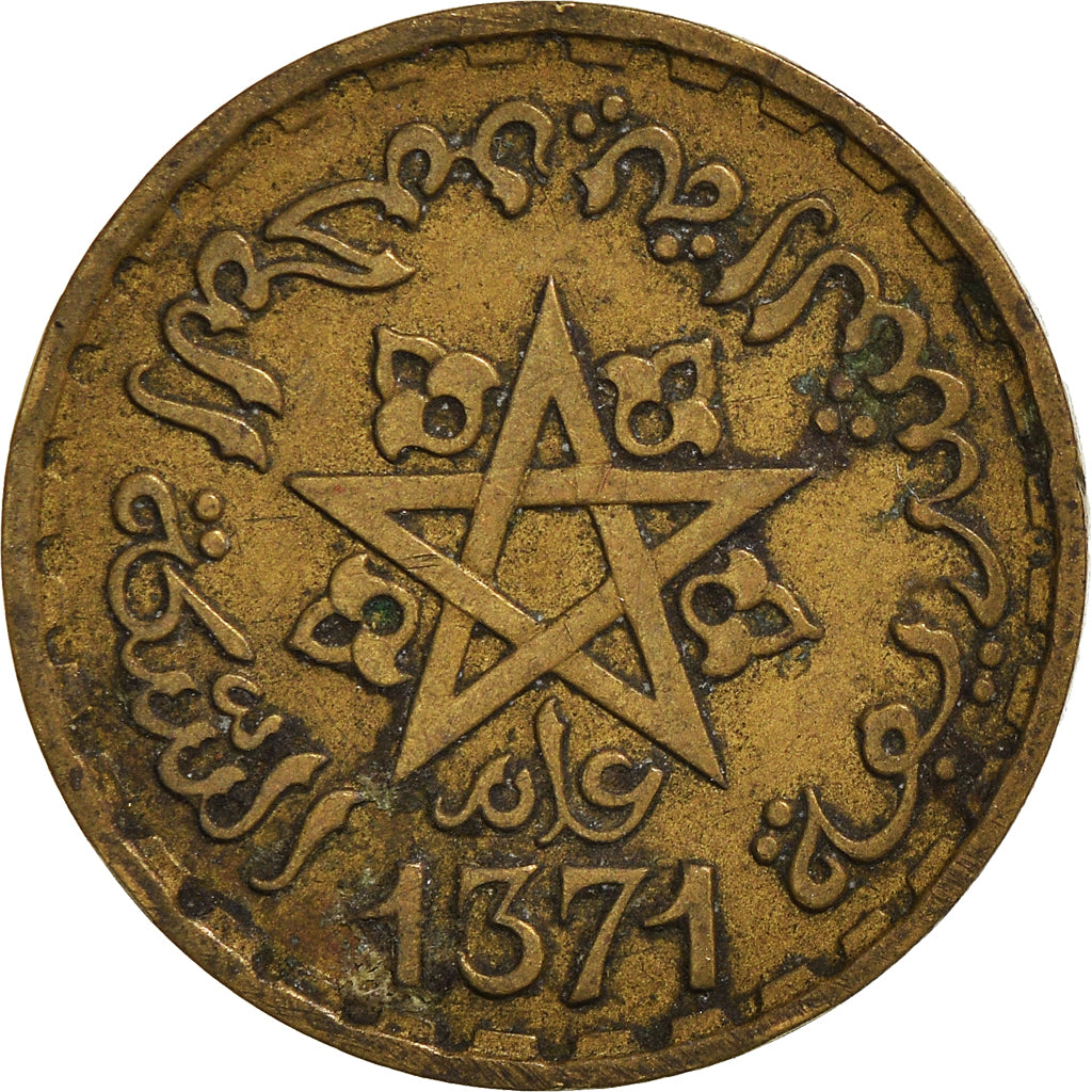 Coin, Morocco, 10 Francs, 1371