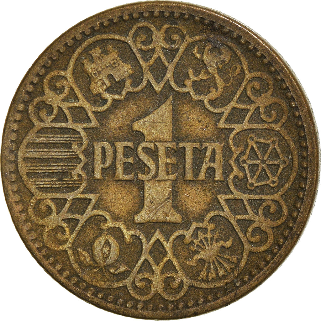 Münze, Spanien, Peseta, 1944