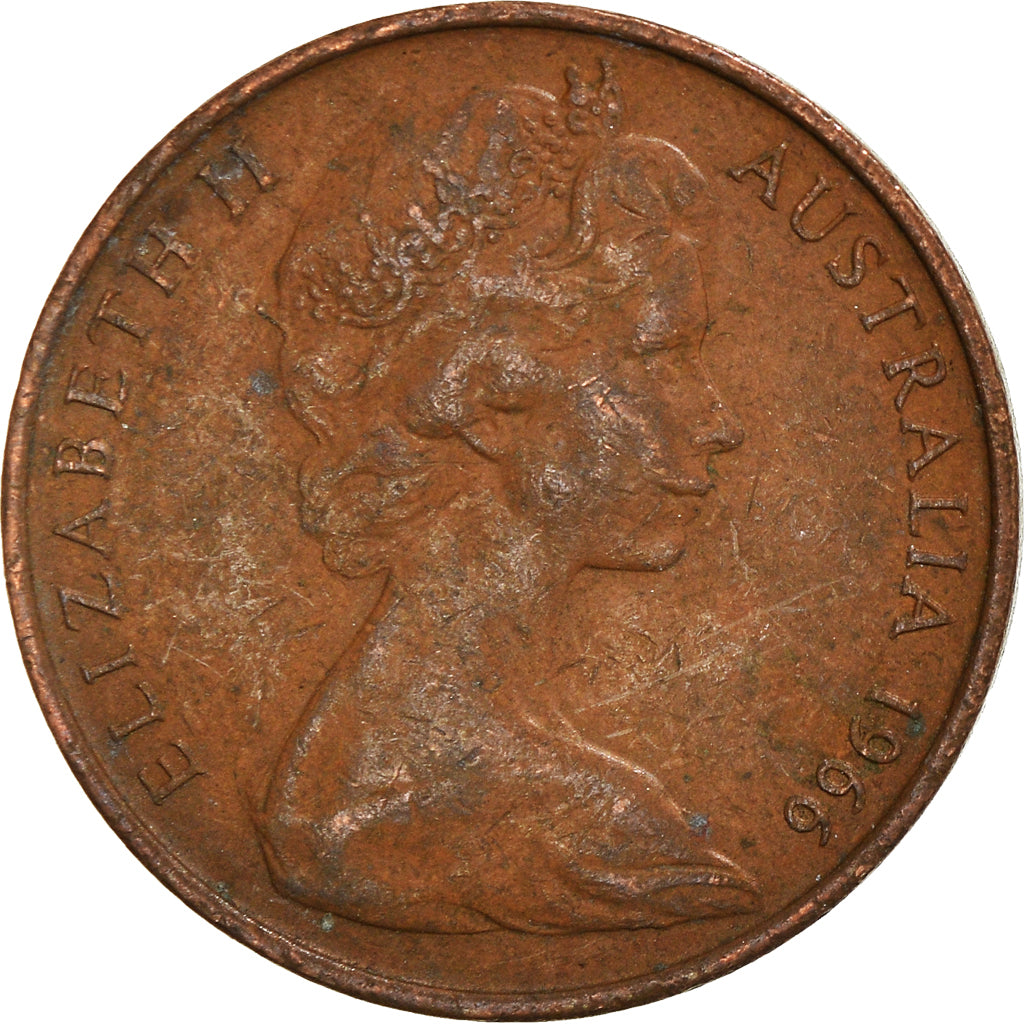 Moeda, 2 Cents, 1966