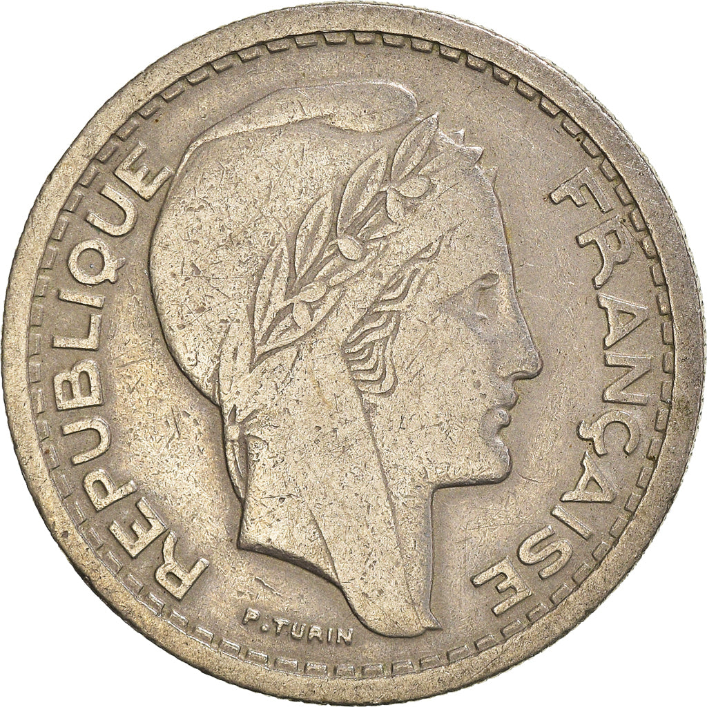 Coin, Algeria, 20 Francs, 1956