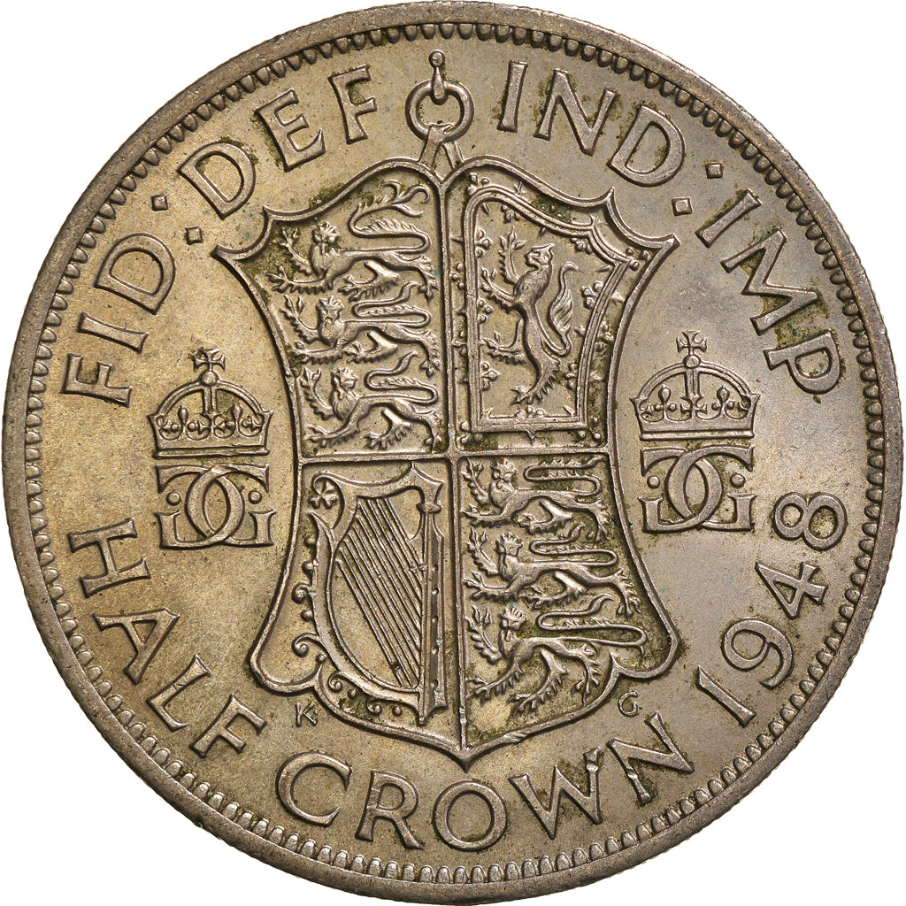 Moneta, Wielka Brytania, 1/2 Crown, 1948