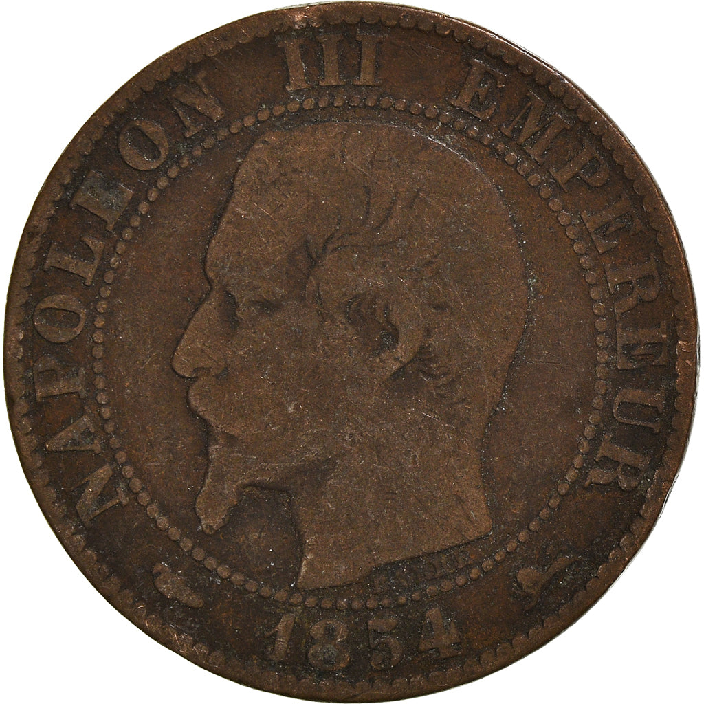 Monnaie, France, 5 Centimes, 1854