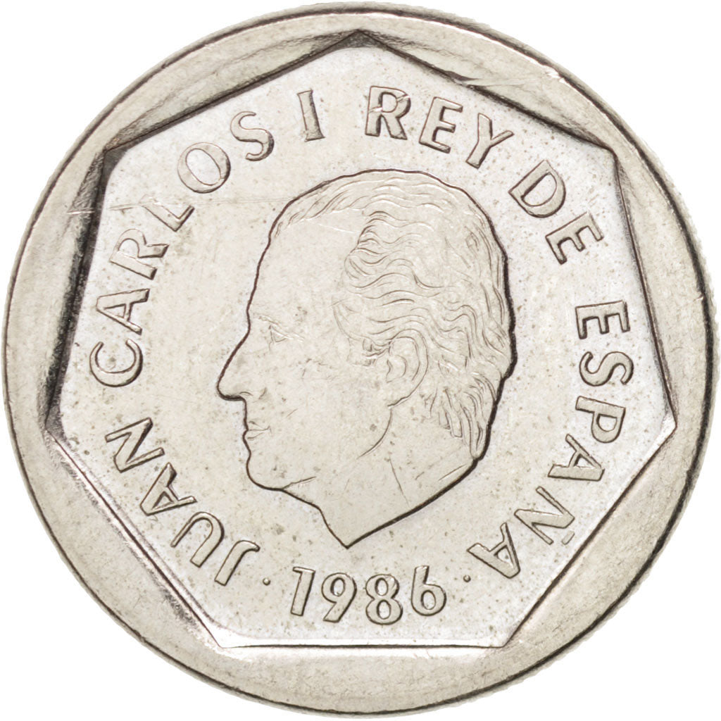 Moneda, España, Juan Carlos I, 200 Pesetas, 1986, EBC, Cobre - níquel, KM:829