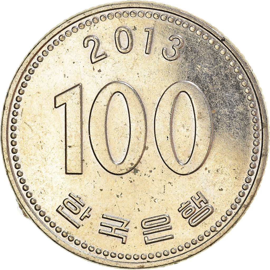 COREIA - SUL, 100 Won, 2013